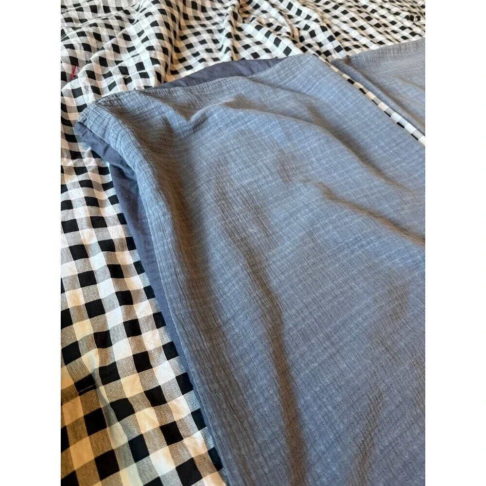 100% cotton Standard (2) blue pillow cases